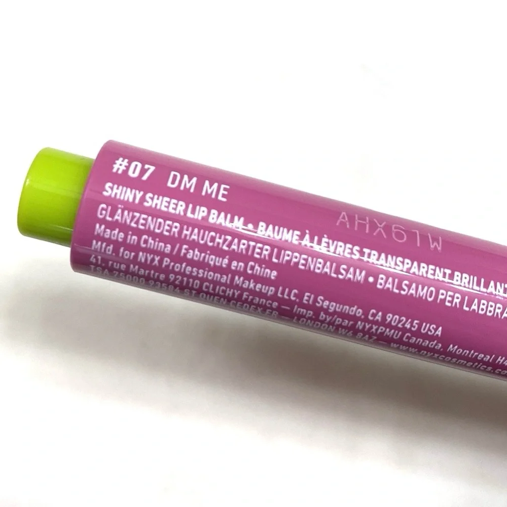 NYX FAT OIL‎ SLICK CLICK shiny lip balm - #07 - DM ME